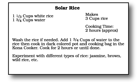 Solar Rice